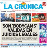 Portada de La Crónica de Baja California (M&eacute;xico)