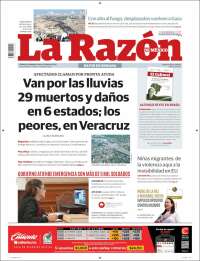 Portada de La Razón (M&eacute;xico)