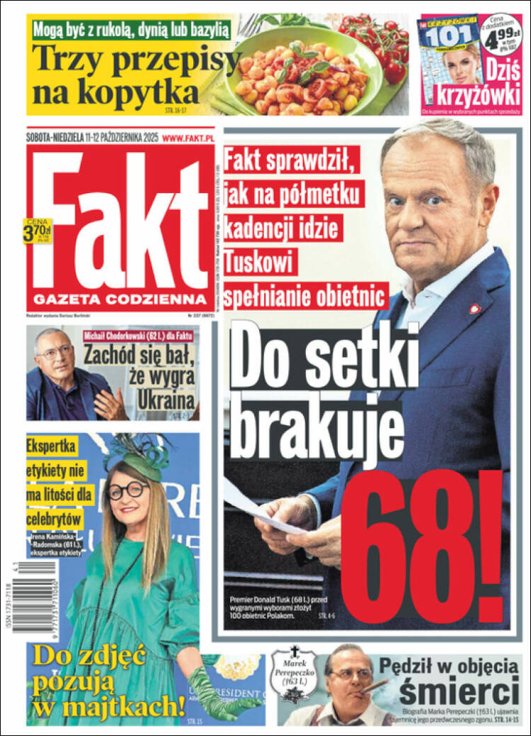 Portada de Fakt (Polonia)