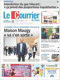 Portada de Le Courrier de l'Ouest (Francia)