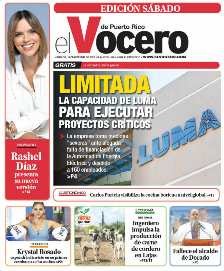 Portada de Vocero (Puerto Rico)