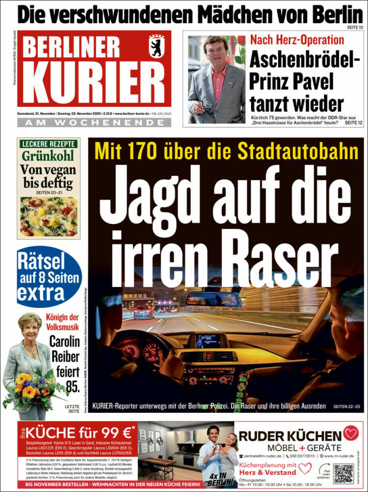 Portada de Berliner Kurier - Startseite BK (Alemania)