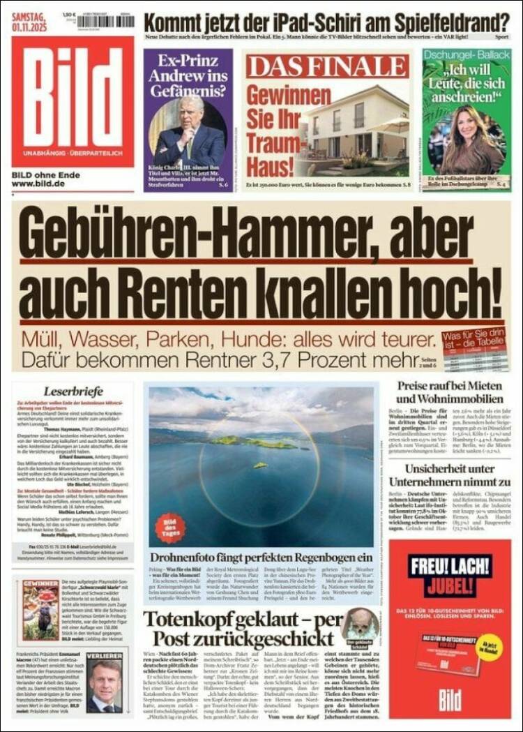 Portada de Bild (Alemania)