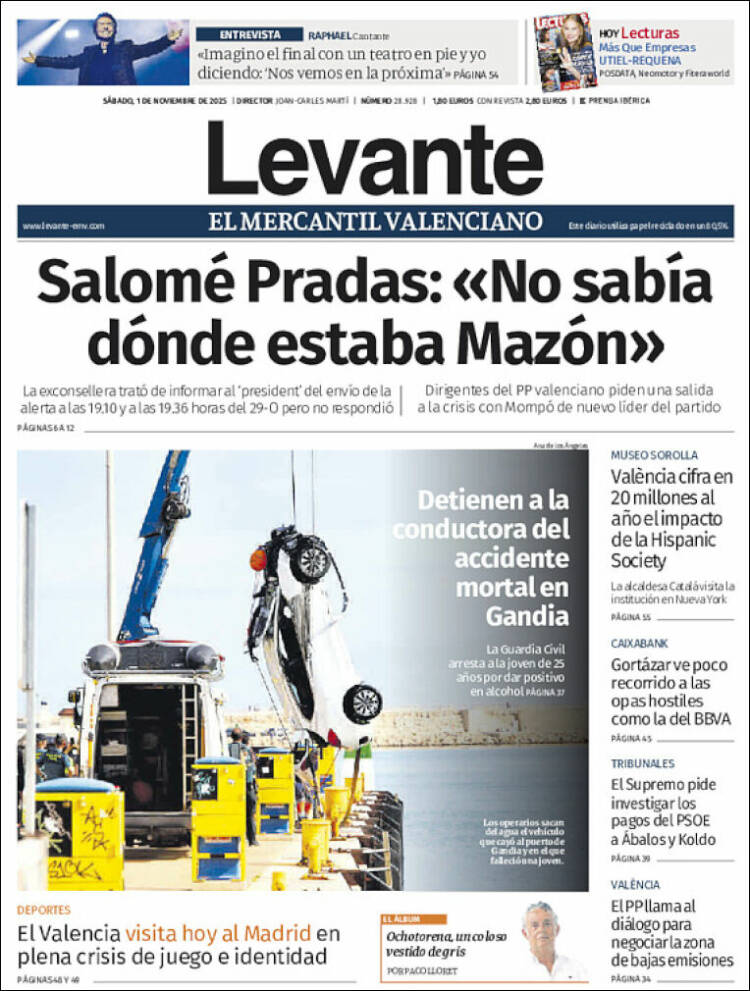 Portada de Levante (Espa&ntilde;a)