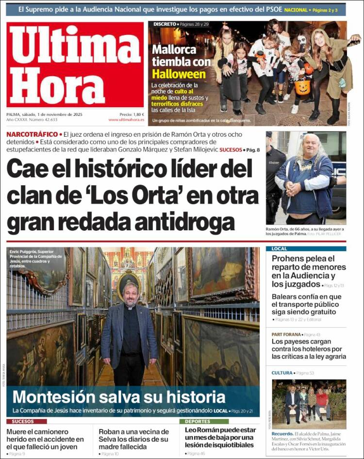 Portada de Última Hora (Espa&ntilde;a)
