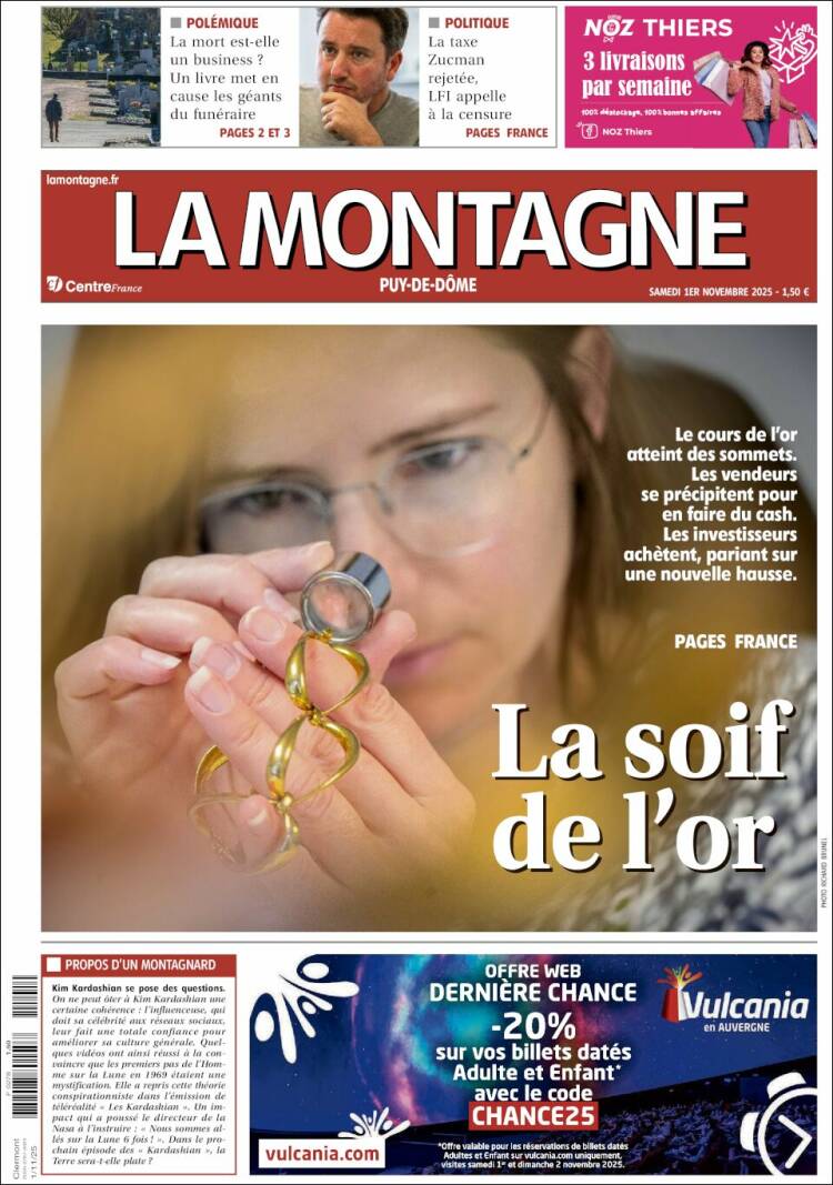 Portada de La Montagne (Francia)