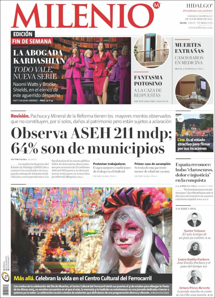 Portada de Milenio de Hidalgo (M&eacute;xico)