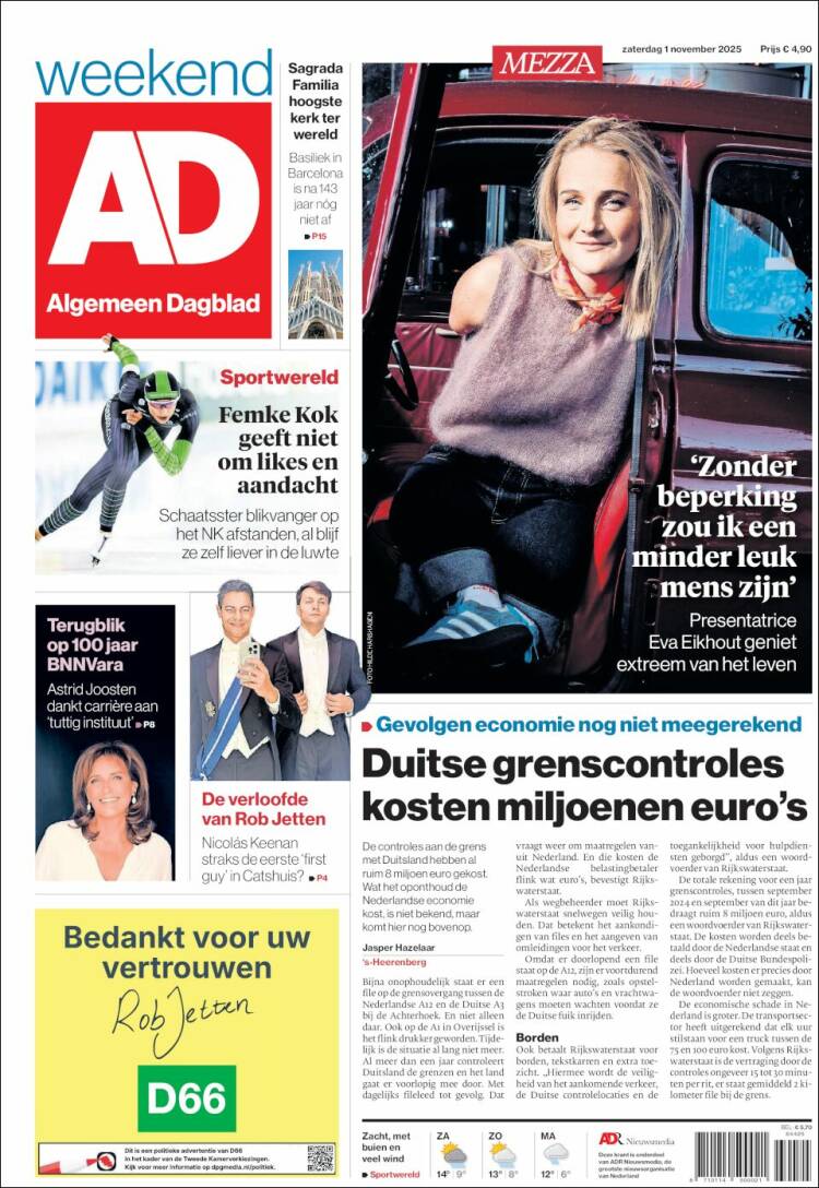 Portada de AD (Pa&iacute;ses Bajos)