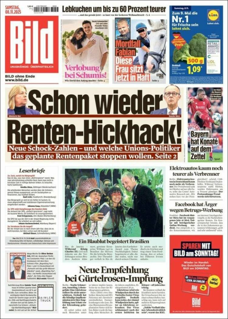Portada de Bild (Alemania)