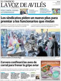 Portada de El Comercio - Avilés (Espa&ntilde;a)