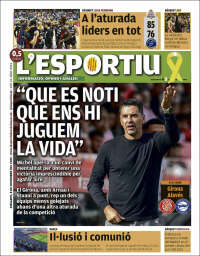 Portada de L'Esportiu : Girona (Espa&ntilde;a)