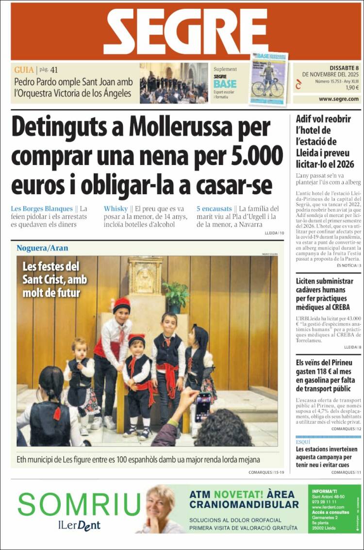 Portada de Segre (Espa&ntilde;a)