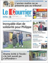 Portada de Le Courrier de l'Ouest (Francia)