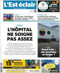 Portada de L'Est Eclair (Francia)