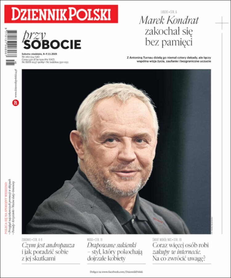 Portada de Dziennik (Polonia)