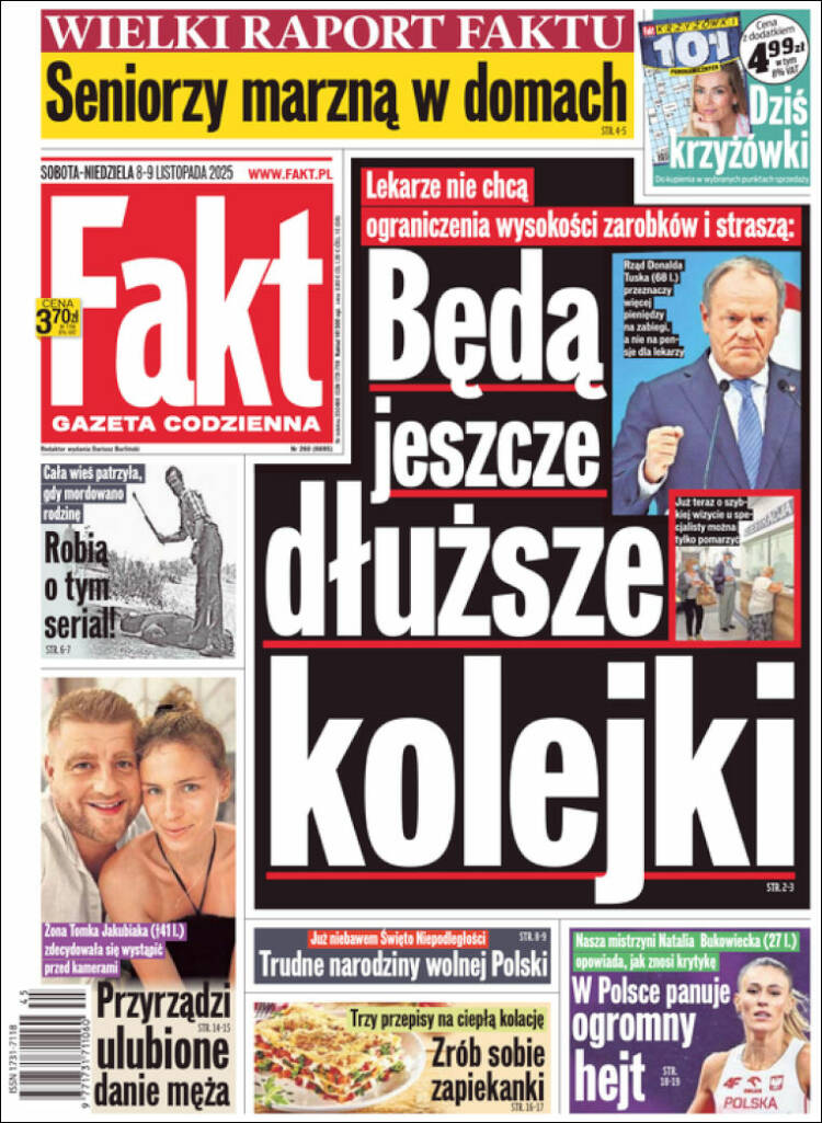 Portada de Fakt (Polonia)