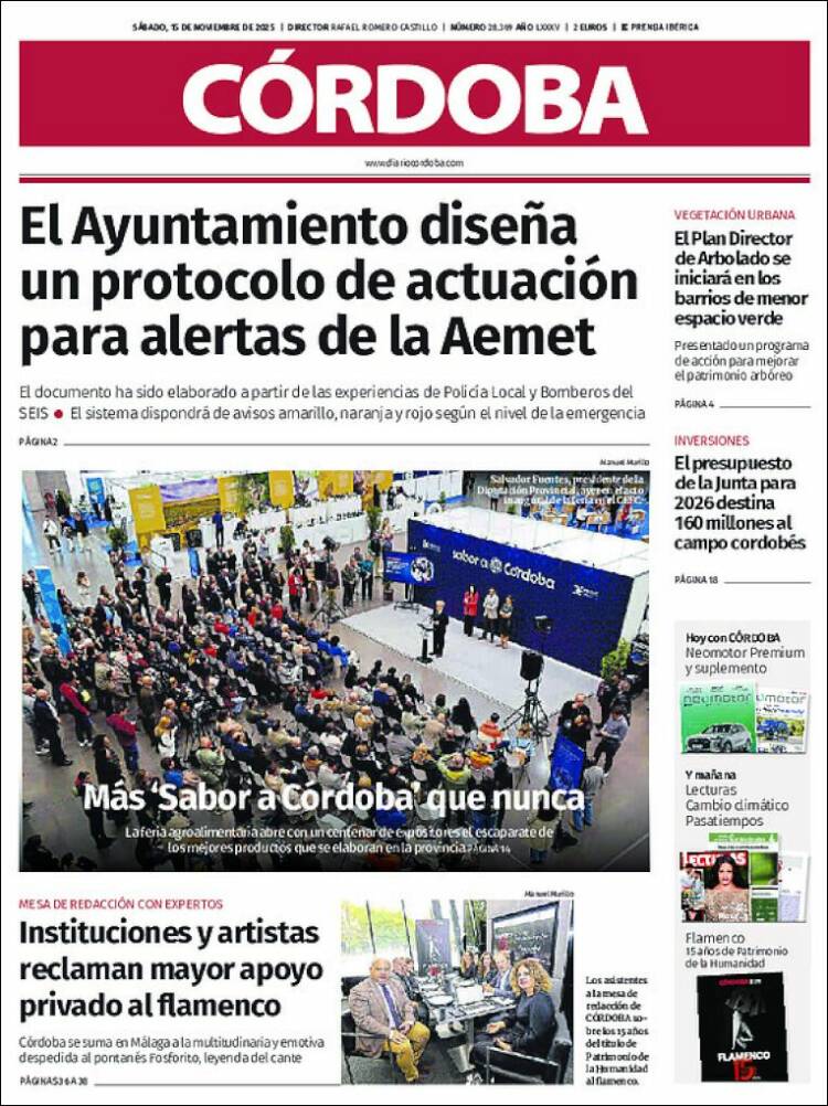 Portada de Diario de Córdoba (Espa&ntilde;a)