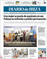 Portada de Diario de Ibiza (Espa&ntilde;a)