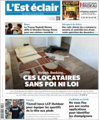 Portada de L'Est Eclair (Francia)