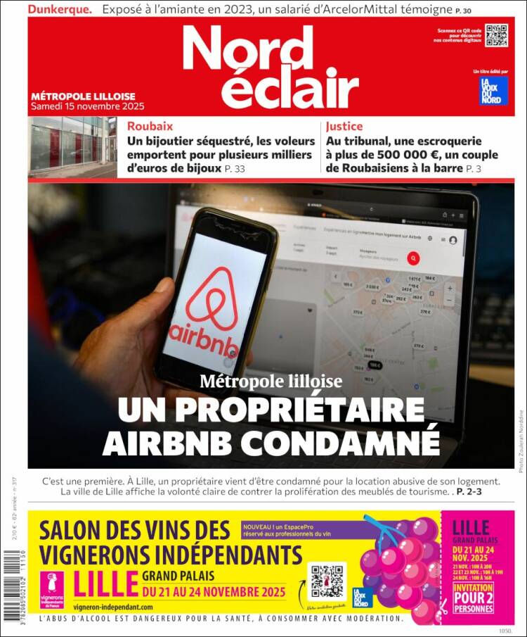 Portada de Nord Éclair (Francia)