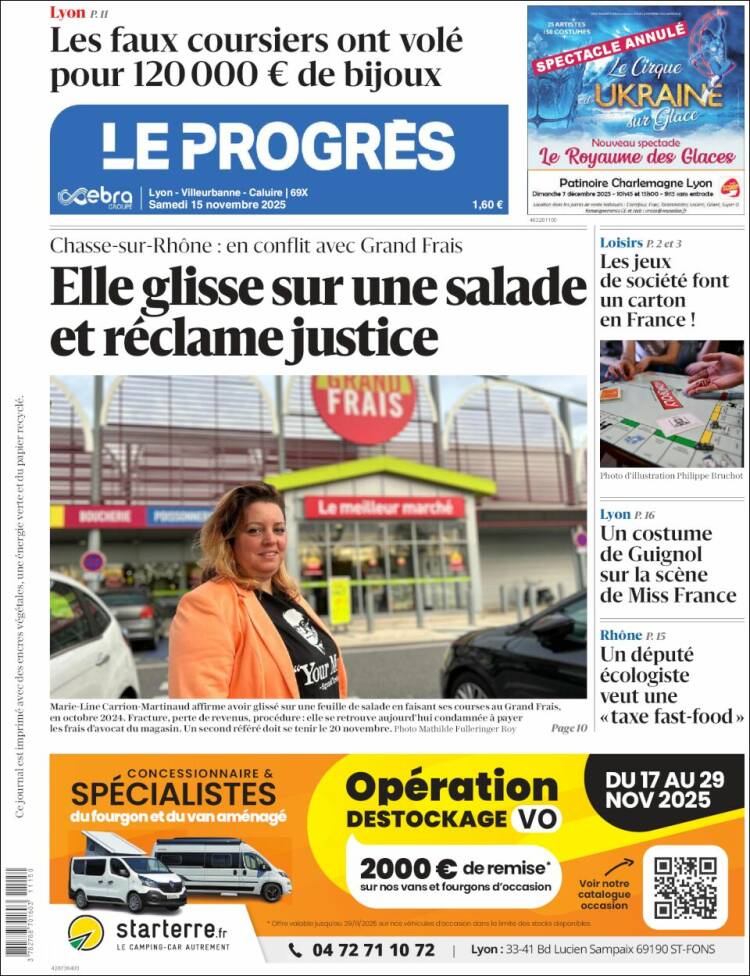 Portada de Progres de Fecamp (Francia)