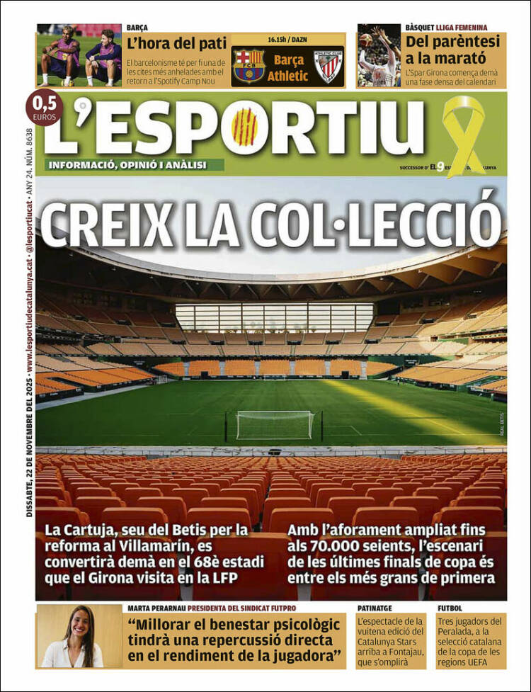 Portada de L'Esportiu : Girona (Espa&ntilde;a)
