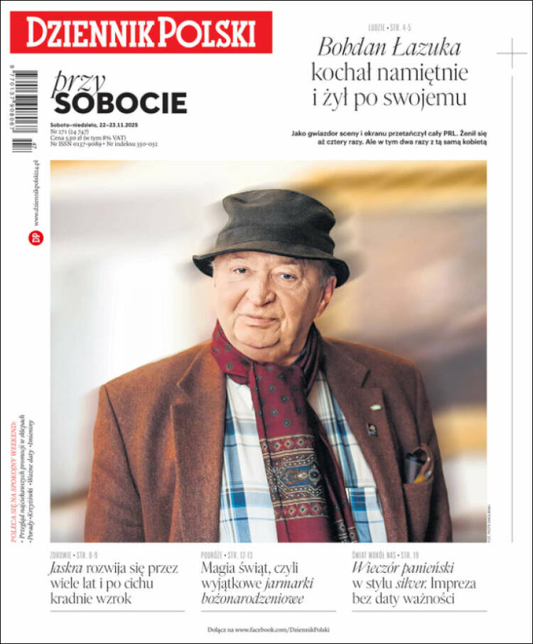 Portada de Dziennik (Polonia)