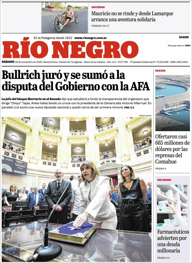 Portada de Rio Negro (Argentina)