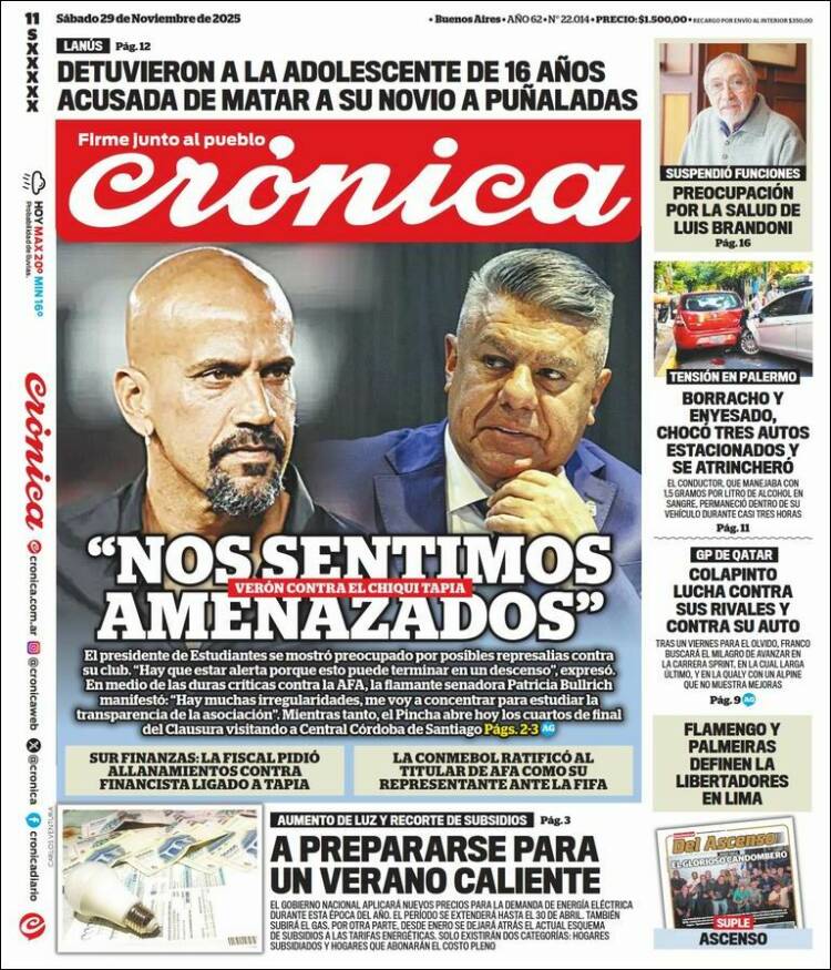 Portada de La Voz del Chaco (Argentina)