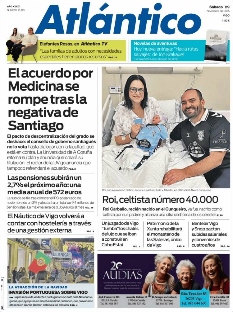 Portada de Atlántico Diario (Espa&ntilde;a)