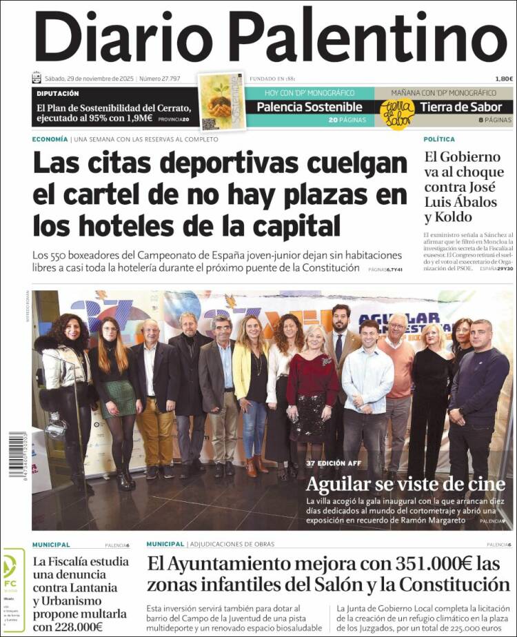 Portada de Diario Palentino (Espa&ntilde;a)