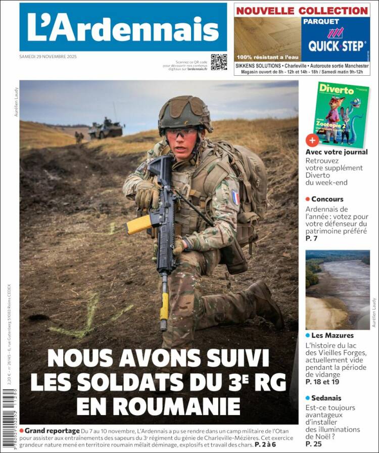 Portada de L'Ardenais (Francia)