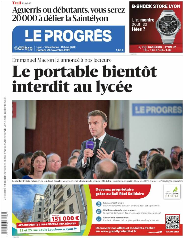 Portada de Progres de Fecamp (Francia)