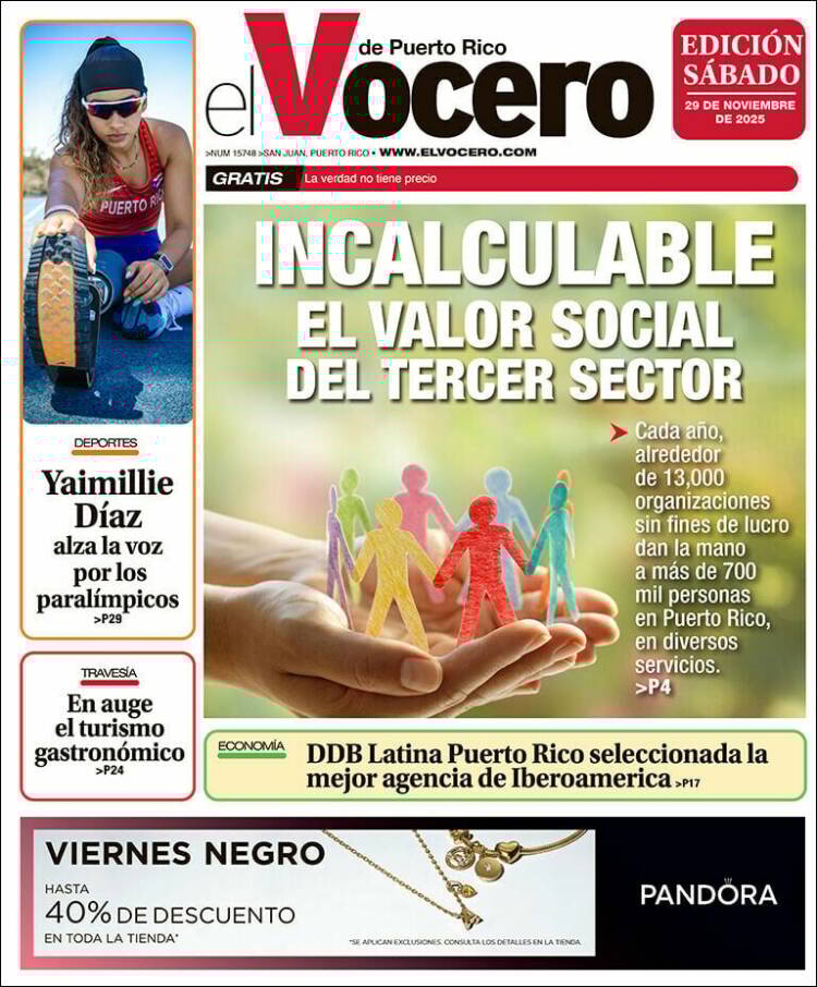 Portada de Vocero (Puerto Rico)