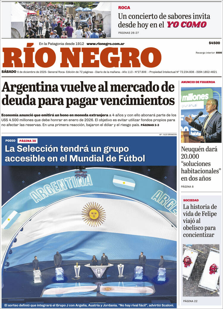 Portada de Rio Negro (Argentina)