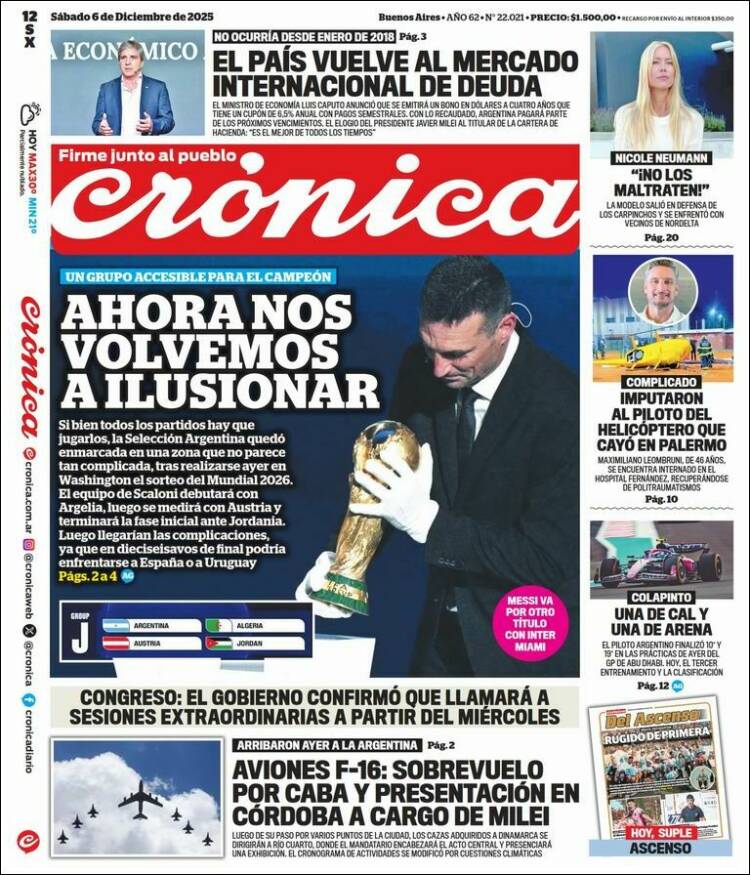 Portada de La Voz del Chaco (Argentina)