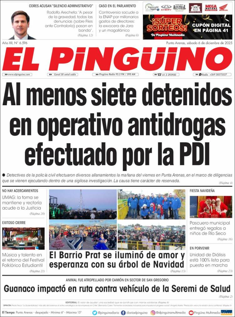 Portada de El Pingüino (Chile)