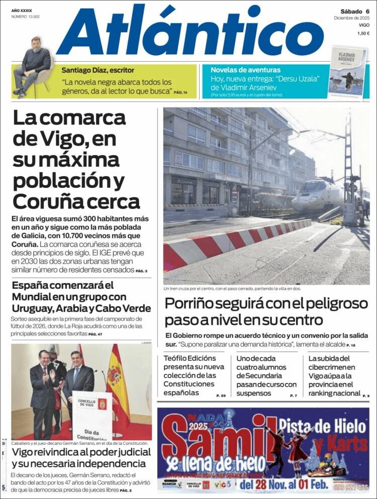 Portada de Atlántico Diario (Espa&ntilde;a)