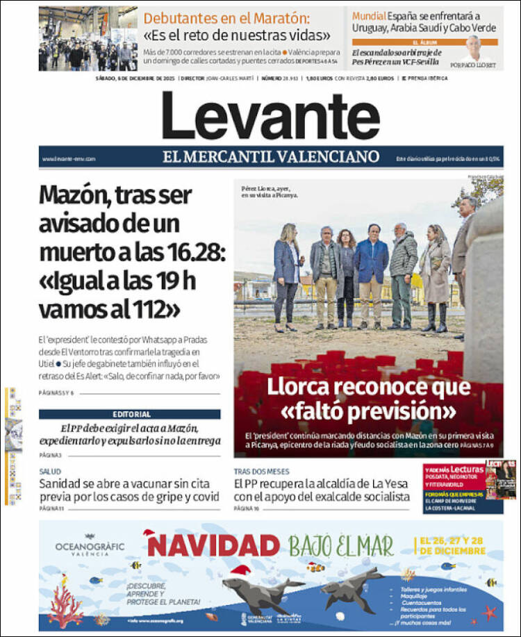 Portada de Levante (Espa&ntilde;a)