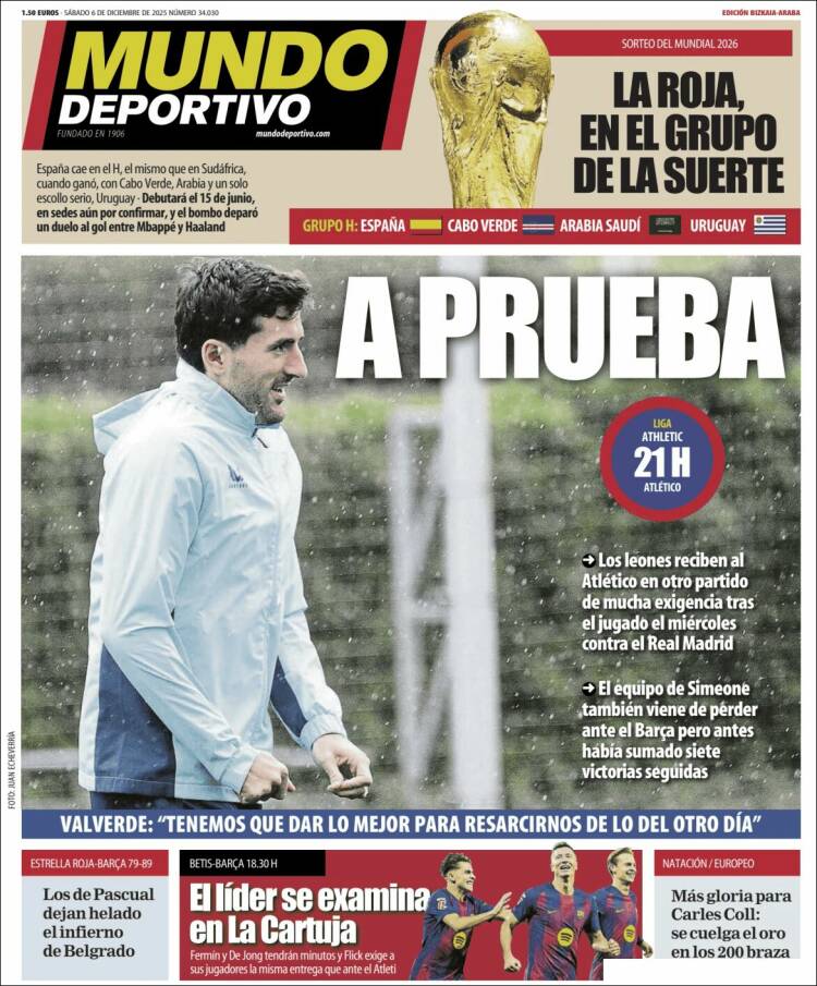 Portada de Mundo Deportivo Bizkaia (Espa&ntilde;a)