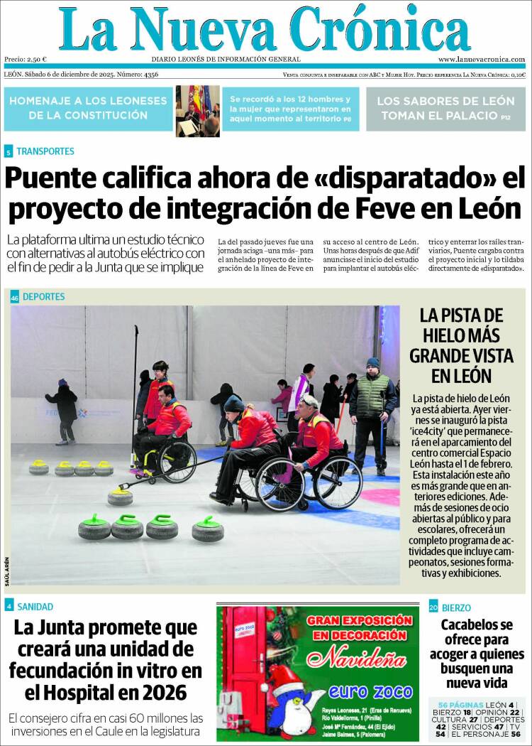 Portada de La Nueva Crónica (Espa&ntilde;a)