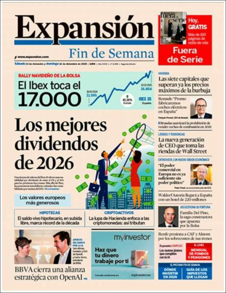 Portada de Expansión (Espa&ntilde;a)