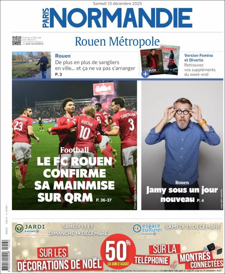 Portada de Paris Normandie (Francia)