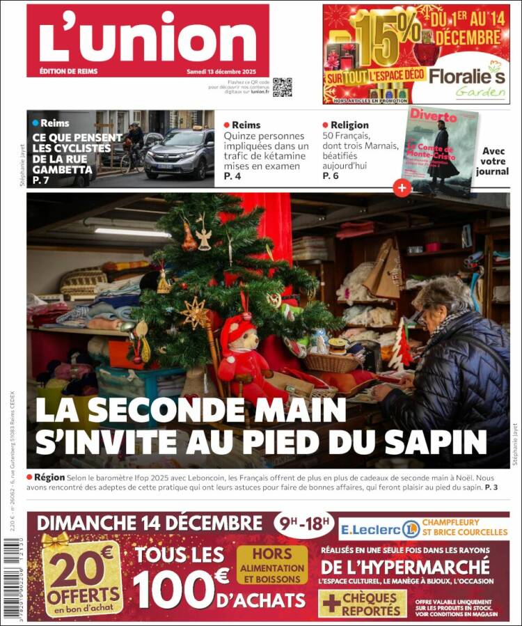 Portada de L'Union (Francia)