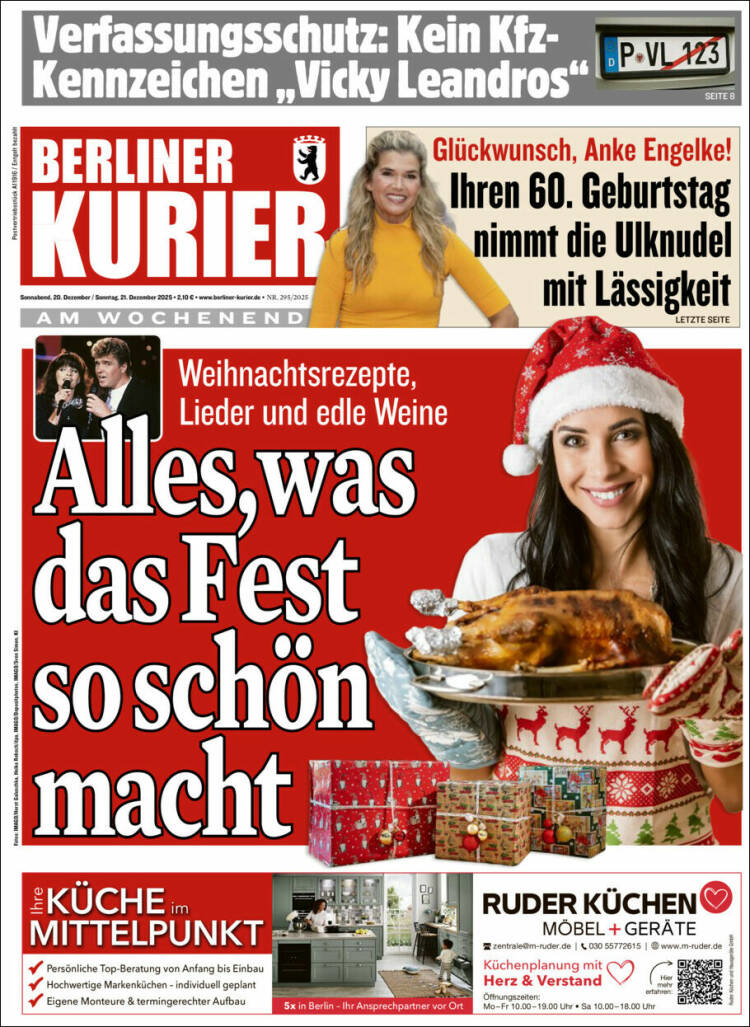 Portada de Berliner Kurier - Startseite BK (Alemania)