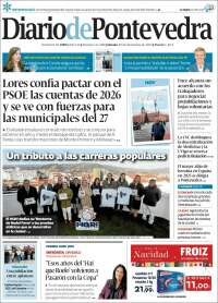 Portada de Diario de Pontevedra (Espa&ntilde;a)