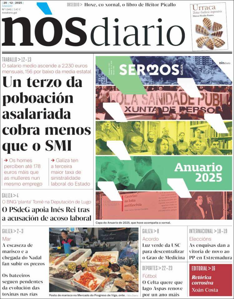 Portada de Nòs Diario (Espa&ntilde;a)