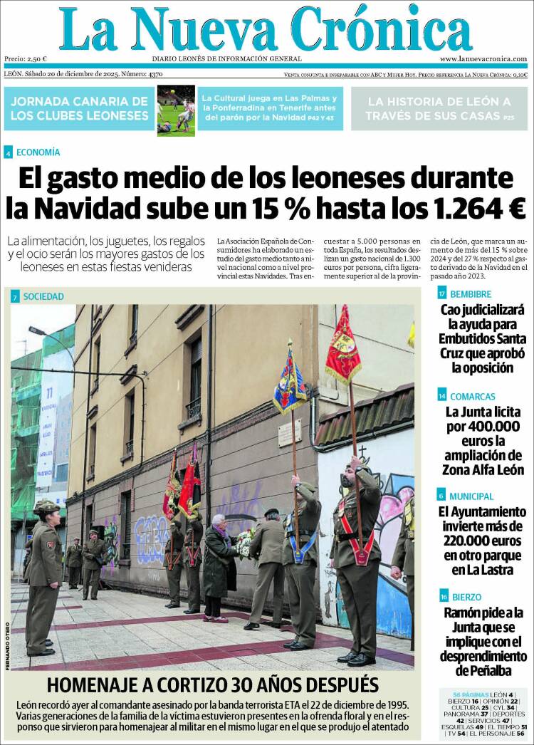 Portada de La Nueva Crónica (Espa&ntilde;a)