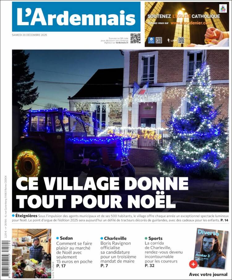 Portada de L'Ardenais (Francia)