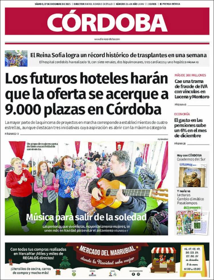 Portada de Diario de Córdoba (Espa&ntilde;a)